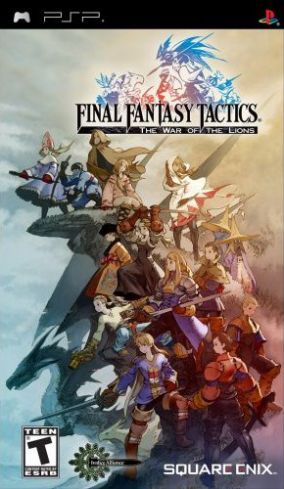 Immagine della copertina del gioco Final Fantasy Tactics: The War of the Lions per PlayStation PSP