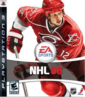 Immagine della copertina del gioco NHL 08 per PlayStation 3