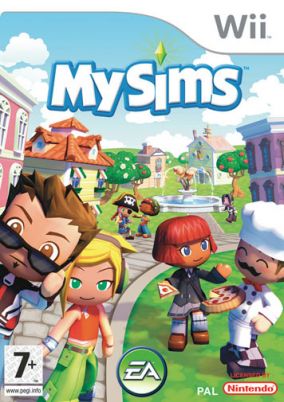 Immagine della copertina del gioco My Sims per Nintendo Wii