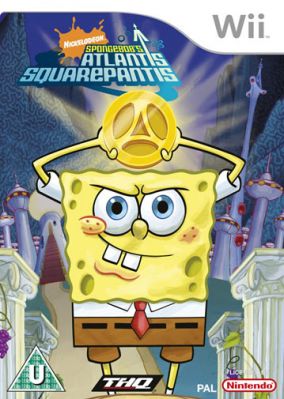 Immagine della copertina del gioco SpongeBob: Atlantis Squarepantis per Nintendo Wii