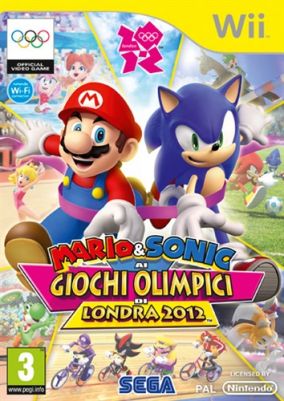 Immagine della copertina del gioco Mario & Sonic Giochi Olimpici Londra 2012 per Nintendo Wii