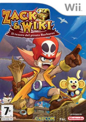 Immagine della copertina del gioco Zack & Wiki: Il tesoro del pirata Barbaros per Nintendo Wii
