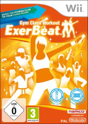 Immagine della copertina del gioco Exerbeat (Gym class workout) per Nintendo Wii