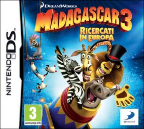 Copertina del gioco Madagascar 3: The Video Game per Nintendo DS