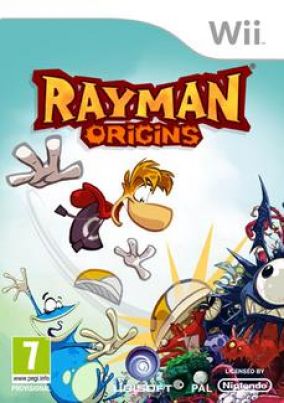 Copertina del gioco Rayman Origins per Nintendo Wii