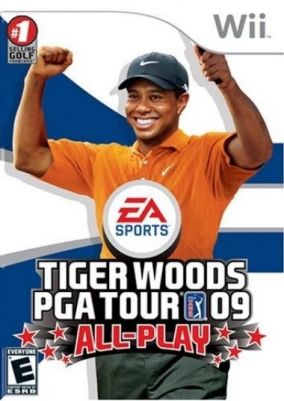 Immagine della copertina del gioco Tiger Woods PGA Tour 09  All-Play per Nintendo Wii