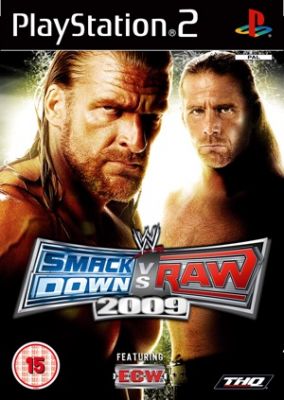 Copertina del gioco WWE Smackdown vs. RAW 2009 per PlayStation 2
