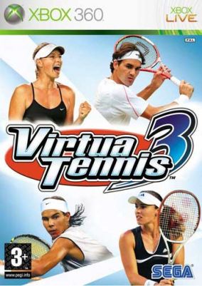 Immagine della copertina del gioco Virtua Tennis 3 per Xbox 360