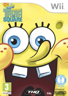 Immagine della copertina del gioco SpongeBob's Truth or Square per Nintendo Wii