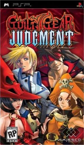 Immagine della copertina del gioco Guilty Gear Judgment per PlayStation PSP