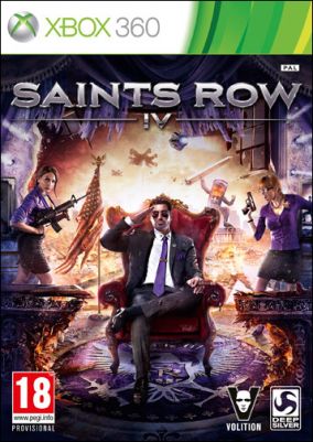 Copertina del gioco Saints Row IV per Xbox 360