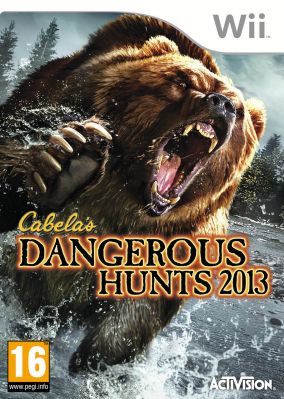 Copertina del gioco Cabela's Dangerous Hunts 2013 per Nintendo Wii