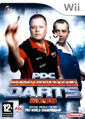 Immagine della copertina del gioco PDC World Championship Darts 2008 per Nintendo Wii