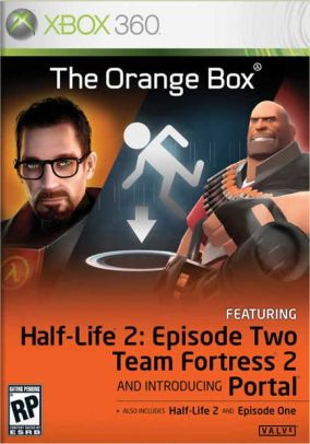 Immagine della copertina del gioco Half Life 2: The Orange Box per Xbox 360