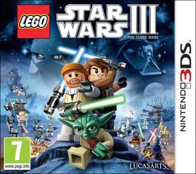 Immagine della copertina del gioco LEGO Star Wars III: The Clone Wars per Nintendo 3DS
