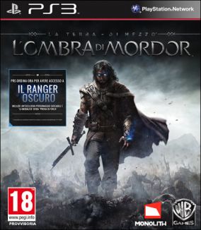 Immagine della copertina del gioco La Terra di Mezzo: L'Ombra di Mordor per PlayStation 3