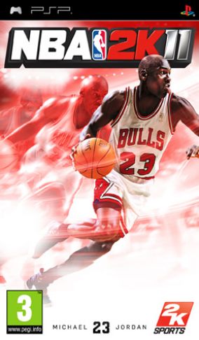 Copertina del gioco NBA 2K11 per PlayStation PSP