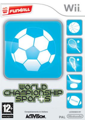 Immagine della copertina del gioco World Championship Sports per Nintendo Wii