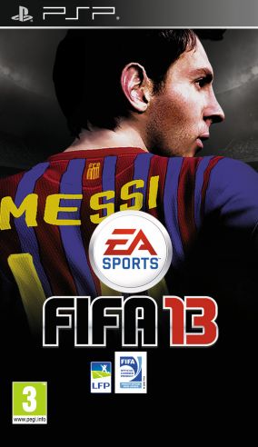 Immagine della copertina del gioco FIFA 13 per PlayStation PSP