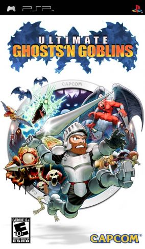 Immagine della copertina del gioco Ultimate Ghosts 'n Goblins per PlayStation PSP
