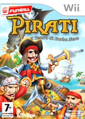 Copertina del gioco Pirati: Il Tesoro di Barba Nera per Nintendo Wii