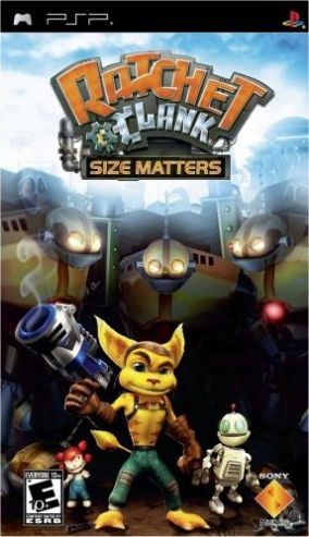Immagine della copertina del gioco Ratchet & Clank: Size Matters per PlayStation PSP