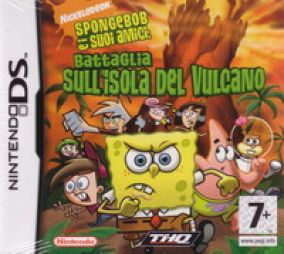 Copertina del gioco SpongeBob e i suoi Amici: Battaglia sull'Isola del Vulcano per Nintendo DS