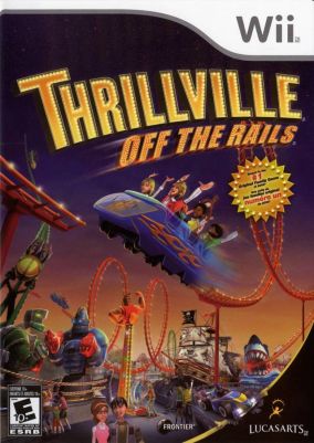 Immagine della copertina del gioco Thrillville: Fuori dai Binari per Nintendo Wii