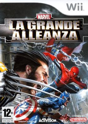 Immagine della copertina del gioco Marvel: La Grande Alleanza per Nintendo Wii