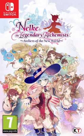 Copertina del gioco Nelke & the Legendary Alchemists: Ateliers of the New World per Nintendo Switch