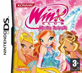 Immagine della copertina del gioco Winx Club: Mission Enchantix per Nintendo DS