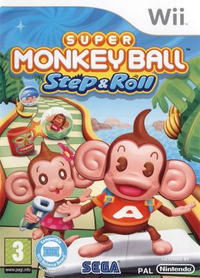Immagine della copertina del gioco Super Monkey Ball: Step & Roll per Nintendo Wii