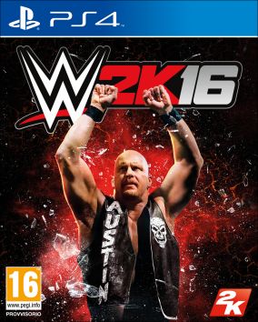 Immagine della copertina del gioco WWE 2K16 per PlayStation 4