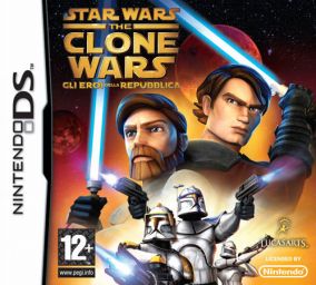 Copertina del gioco Star Wars The Clone Wars: Gli Eroi della Repubblica per Nintendo DS