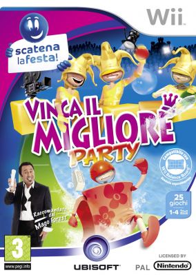 Immagine della copertina del gioco Scatena La Festa!: Vinca il Migliore Party per Nintendo Wii