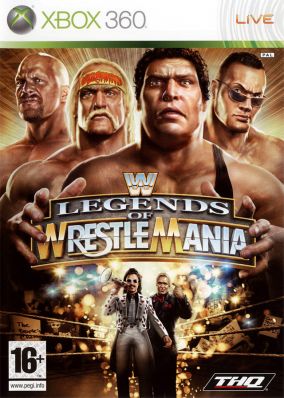 Copertina del gioco WWE Legends of WrestleMania per Xbox 360