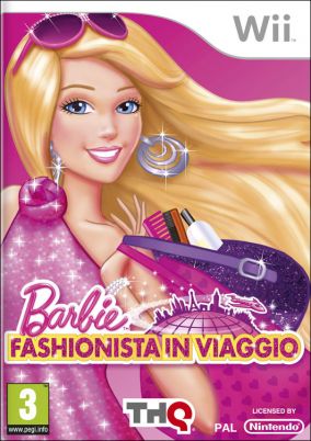 Immagine della copertina del gioco Barbie Fashionista in Viaggio per Nintendo Wii