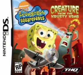 Immagine della copertina del gioco SpongeBob SquarePants:La Creatura del Krusty Krab  per Nintendo DS