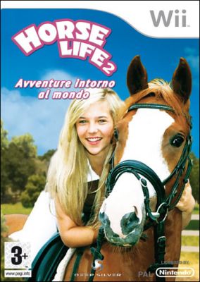 Copertina del gioco Horse Life 2 avventure intorno al mondo per Nintendo Wii