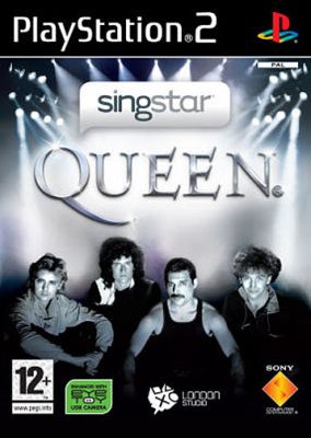 Immagine della copertina del gioco SingStar Queen per PlayStation 2
