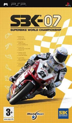 Copertina del gioco SBK 07 - Superbike World Championship per PlayStation PSP