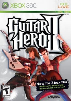Copertina del gioco Guitar Hero II per Xbox 360