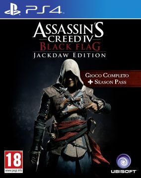 Immagine della copertina del gioco Assassin's Creed IV Black Flag Jackdaw Edition per PlayStation 4