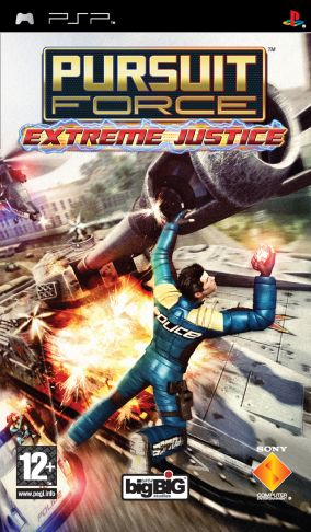 Immagine della copertina del gioco Pursuit Force: Extreme Justice per PlayStation PSP