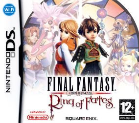 Immagine della copertina del gioco Final Fantasy Crystal Chronicles : Ring Of Fates per Nintendo DS