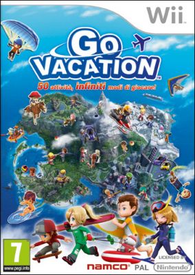 Immagine della copertina del gioco Go Vacation per Nintendo Wii