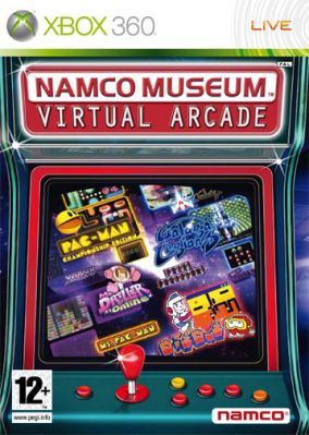 Immagine della copertina del gioco Namco Museum: Virtual Arcade per Xbox 360