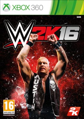 Immagine della copertina del gioco WWE 2K16 per Xbox 360