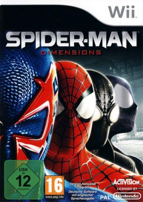 Immagine della copertina del gioco Spider-Man: Dimensions per Nintendo Wii