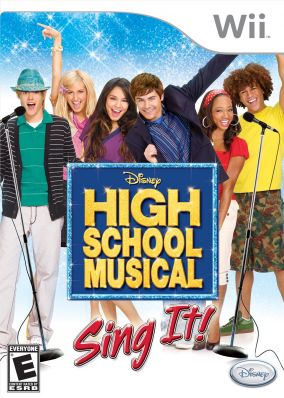 Immagine della copertina del gioco High School Musical: Sing It! per Nintendo Wii